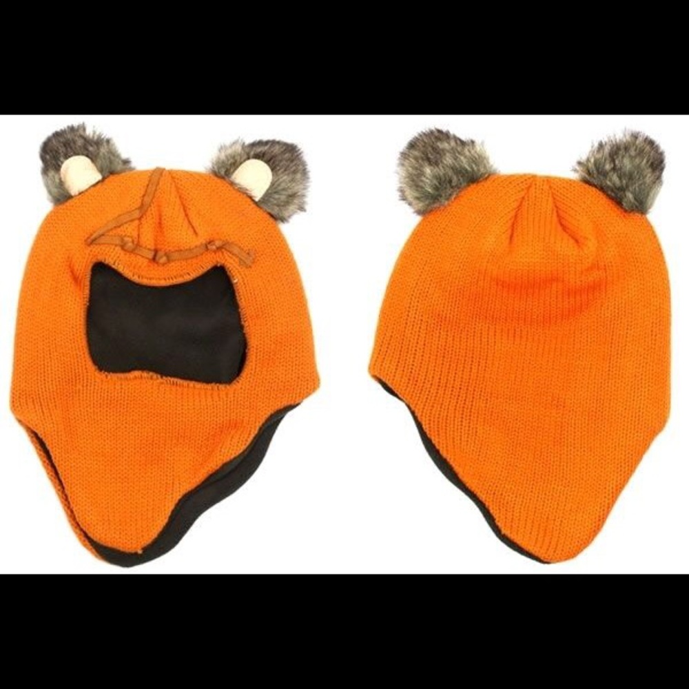 Star Wars Disney Ewok “Wicket” Knit Hat Hood
